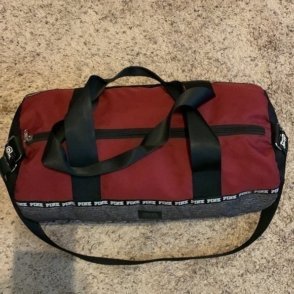 Pink Victoria’s Secret Gym Duffle Weekender Bag - Picture 6 of 16